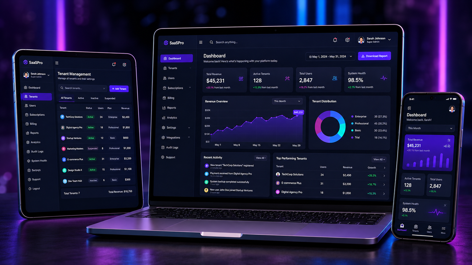 Multi-Tenant SaaS Platform